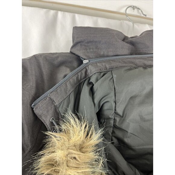 Helly Hansen Black Jacket Women's Size S w/ Faux Fur Zip-Off Hood - Picture 8 of 14